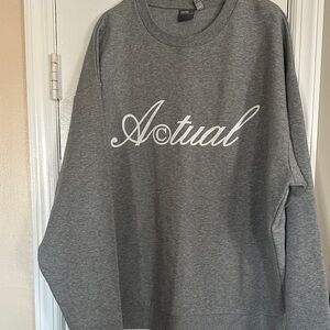 Actual ASOS Crewneck Sweatshirt - Gray